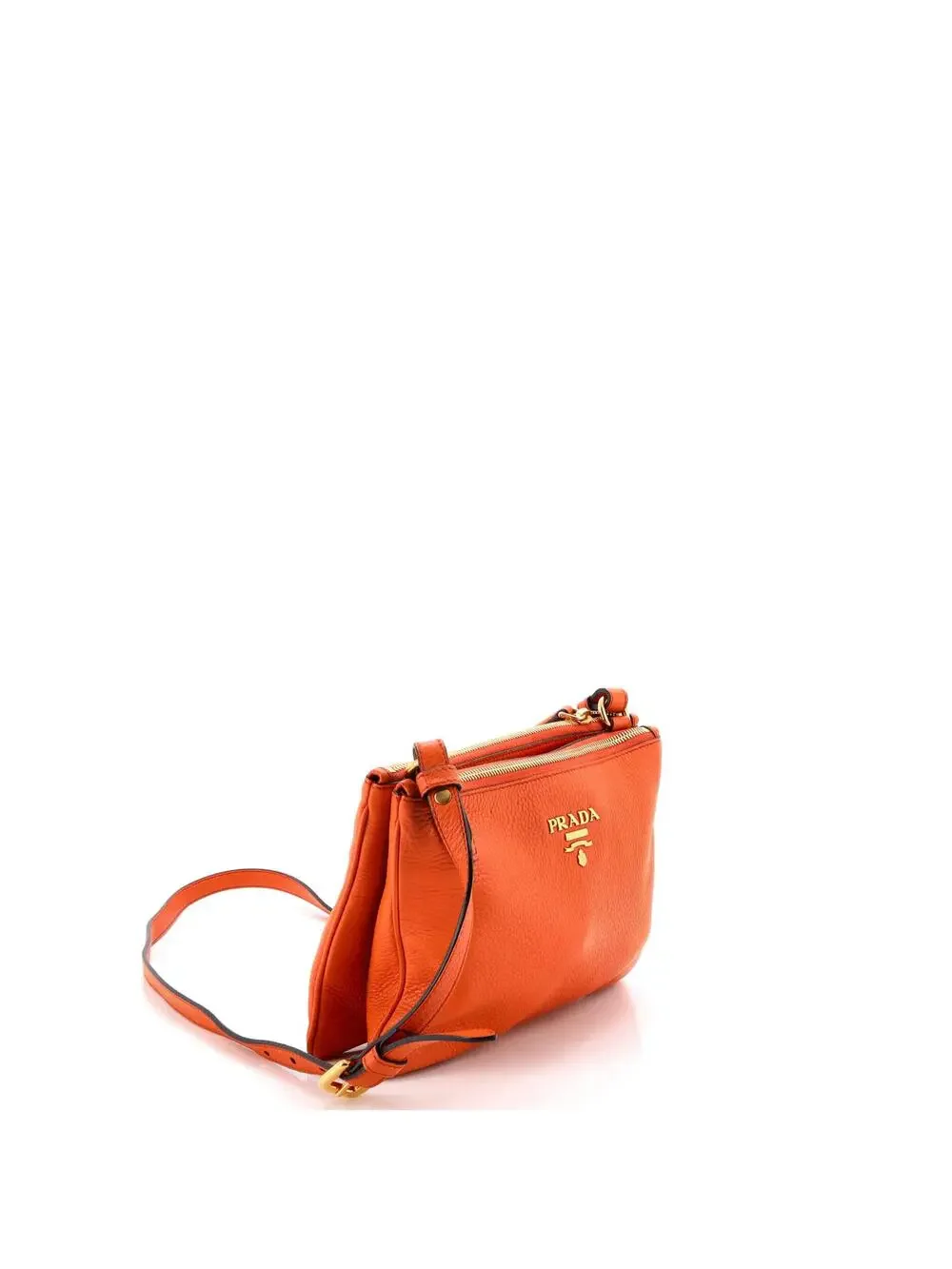 Prada Double Zip Crossbody Bag Vitello #340042P10B